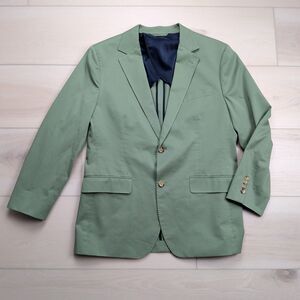 Bonobos Jetsetter Blazer Sport Coat Mens 42R Slim Fit Unlined Italian Cotton